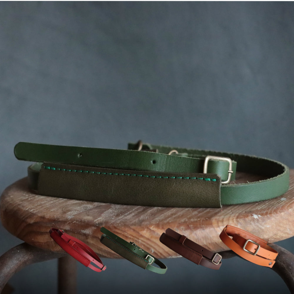 シンプルな本革ショルダーストラップ 【幅4種から選択】 ac-20