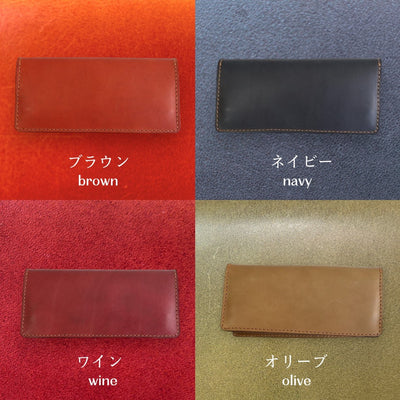 長財布の中で男性に最も人気の逸品 日本の牛革製 olg-20【ネーム縫付無料】