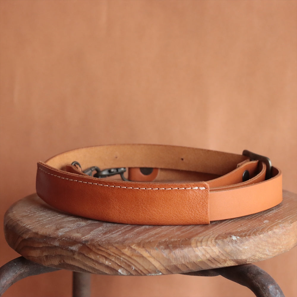 シンプルな本革ショルダーストラップ 【幅4種から選択】 ac-20