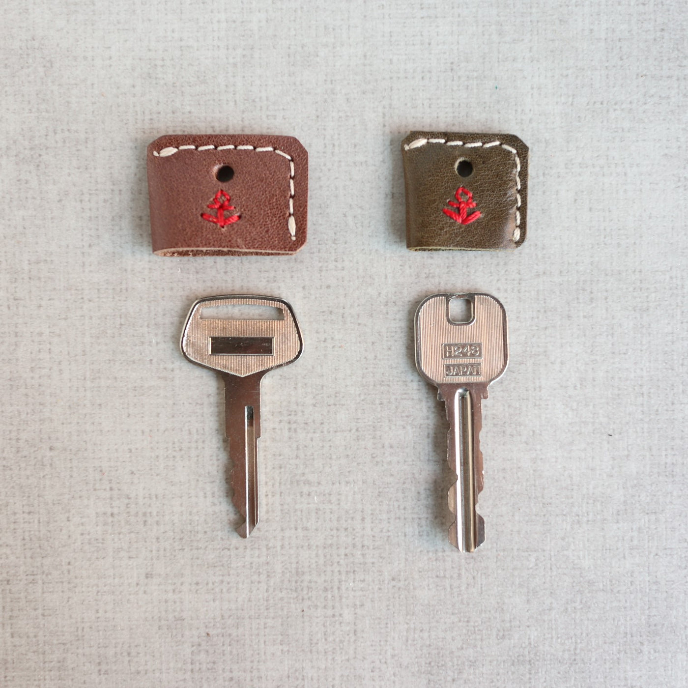 【２種の鍵サイズ】鍵を分別できる便利なキーカバー ac-8