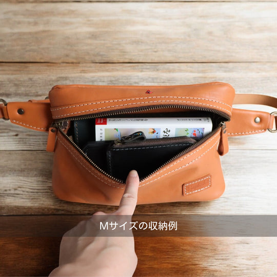 エストロ｜ レザーボディバッグ【全3サイズ】男性におすすめ jb-46