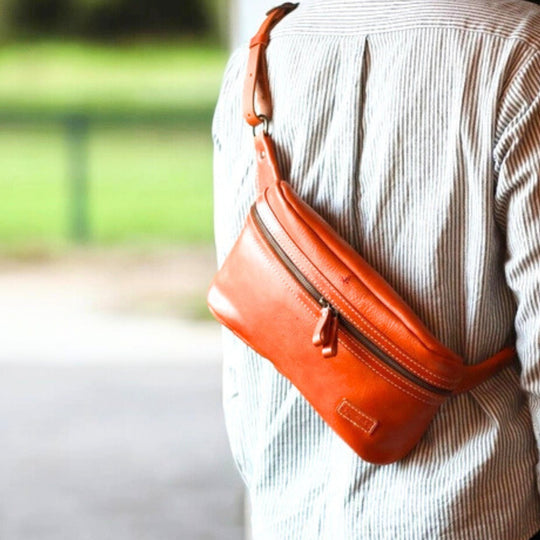 エストロ｜ レザーボディバッグ【全3サイズ】男性におすすめ jb-46