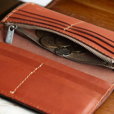 長財布の中で男性に最も人気の逸品 日本の牛革製 olg-20【ネーム縫付無料】