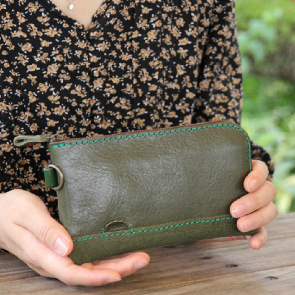 ディヴィノ | 小銭入セパレート式長財布 G-22 グリーン