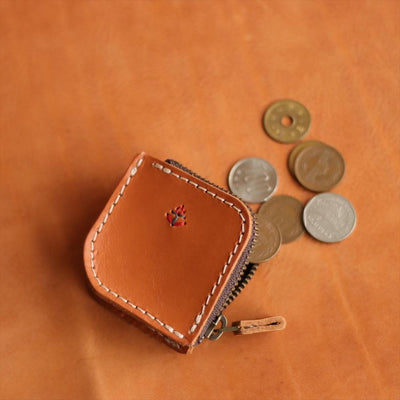 ジップコインケース ポケットに収まるミニサイズ