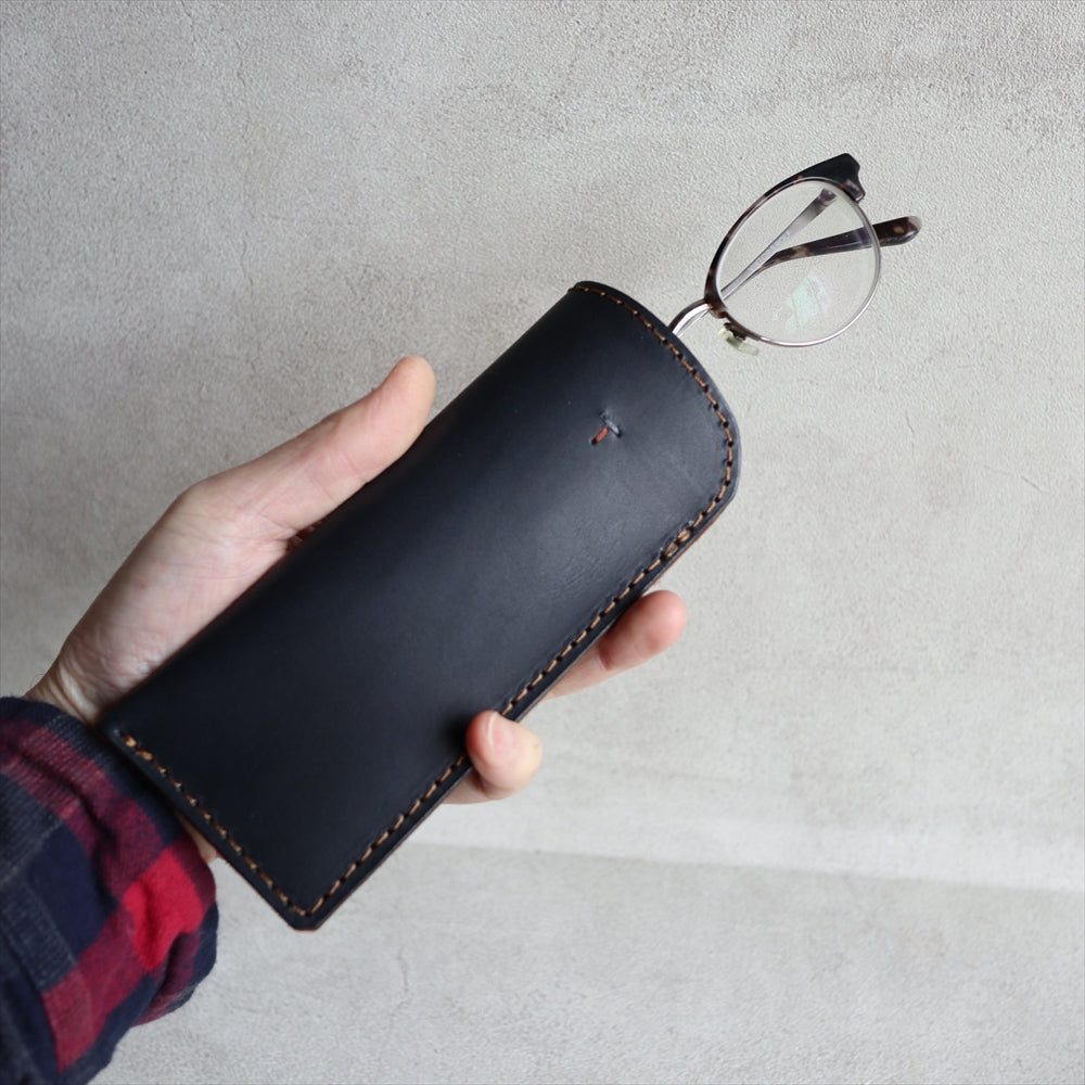 スリムな眼鏡向けケース オイルレザー製｜ ola-30 – Japlish